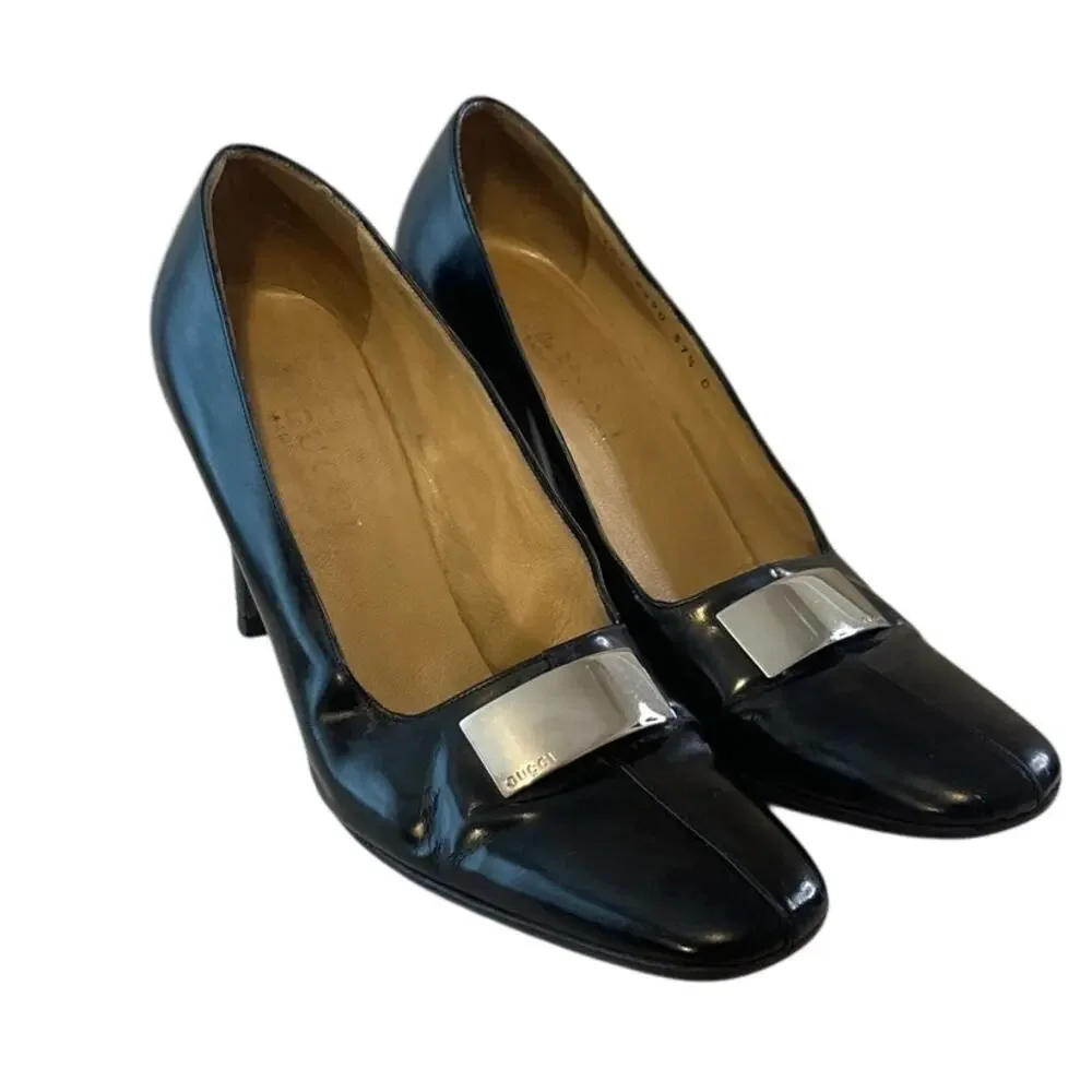 Gucci Tom Ford Era Square Toe Pumps 37.5